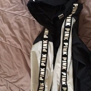 A black and white pink jackets